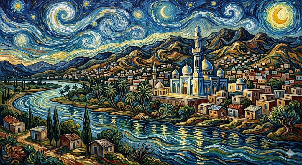 Sternennacht über dem Orient