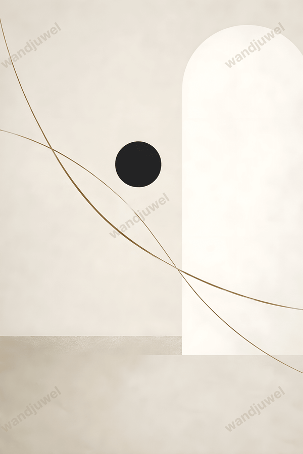 Architektur und Stille - wandjuwel