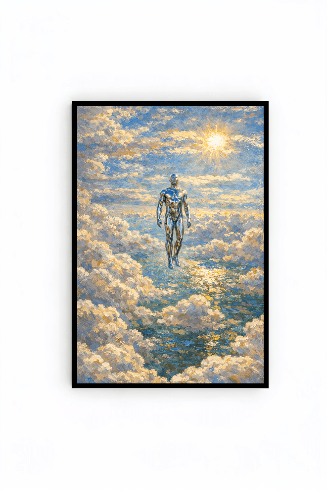 Aufstieg ins Licht - wandjuwel
