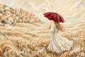 Der Tanz des Windes - wandjuwel