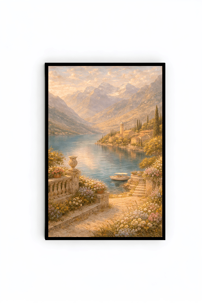 Die Terrasse am See - wandjuwel