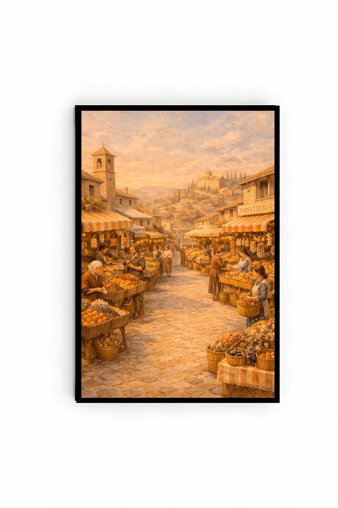 Herzschlag des Dorfes - wandjuwel