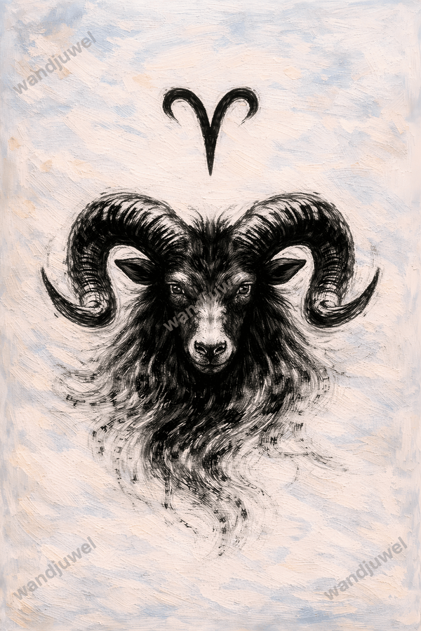 Steinbock: Gipfel der Beharrlichkeit - wandjuwel