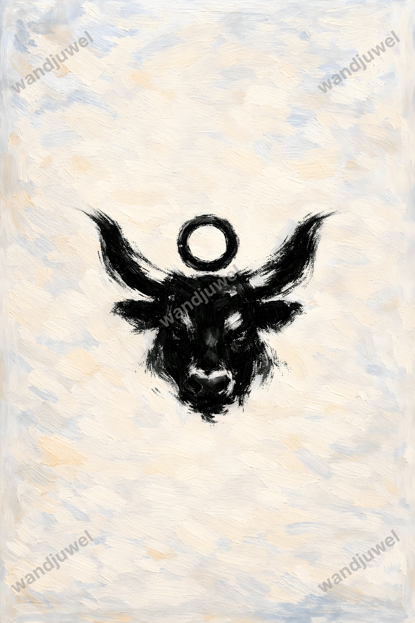 Stier: Erdgebundene Stärke - wandjuwel
